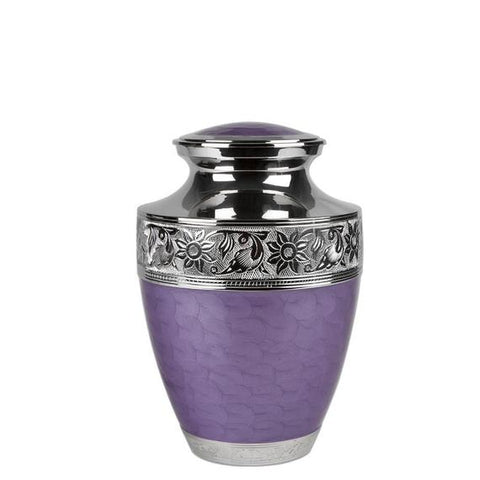 Lavender Bloom Cremation Urn -  product_seo_description -  Adult Urn -  Divinity Urns.