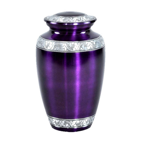 Mulberry Alloy Cremation Urn For Ashes -  product_seo_description -  Alloy Urns -  Divinity Urns.