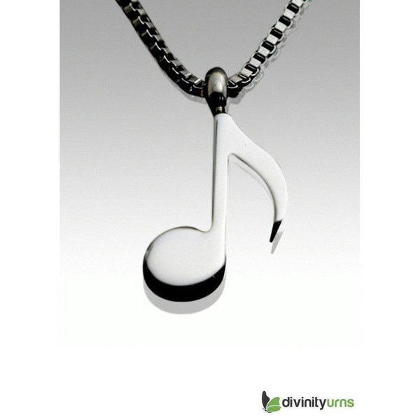 Musical Note Pendant, , Divinity Urns, musicalnotependantforashes