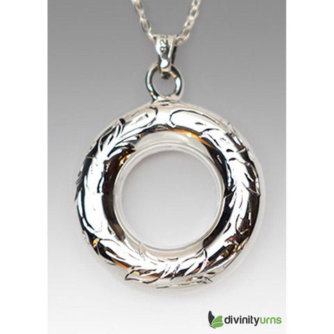 Silver Circle Of Love Jewelry -  product_seo_description -  Memorial Ceremony Supplies -  Divinity Urns.