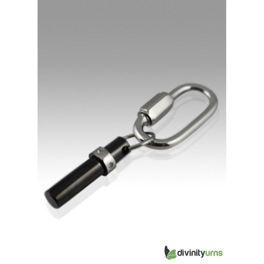 Silver Ring Key Chain Cremation Jewelry -  product_seo_description -  Memorial Ceremony Supplies -  Divinity Urns.