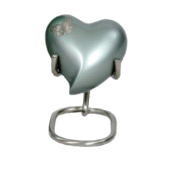 Teal Butterfly Brass Cremation Urn -  product_seo_description -  Adult Urn -  Divinity Urns.